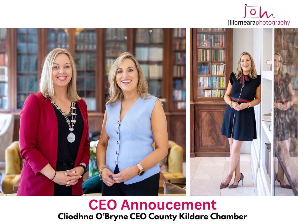 CEO Announcement, Cliodhna O'Bryne, CEO of County Kildare Chamber, photographed by Jill O'Meara