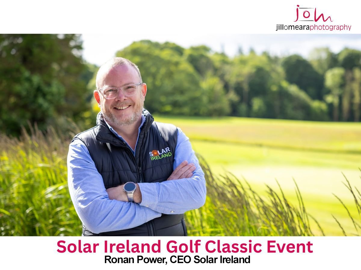 Ronan Power, CEO at Solar Ireland, photographed at the Solar Ireland Golf Classic by Jill O'Meara