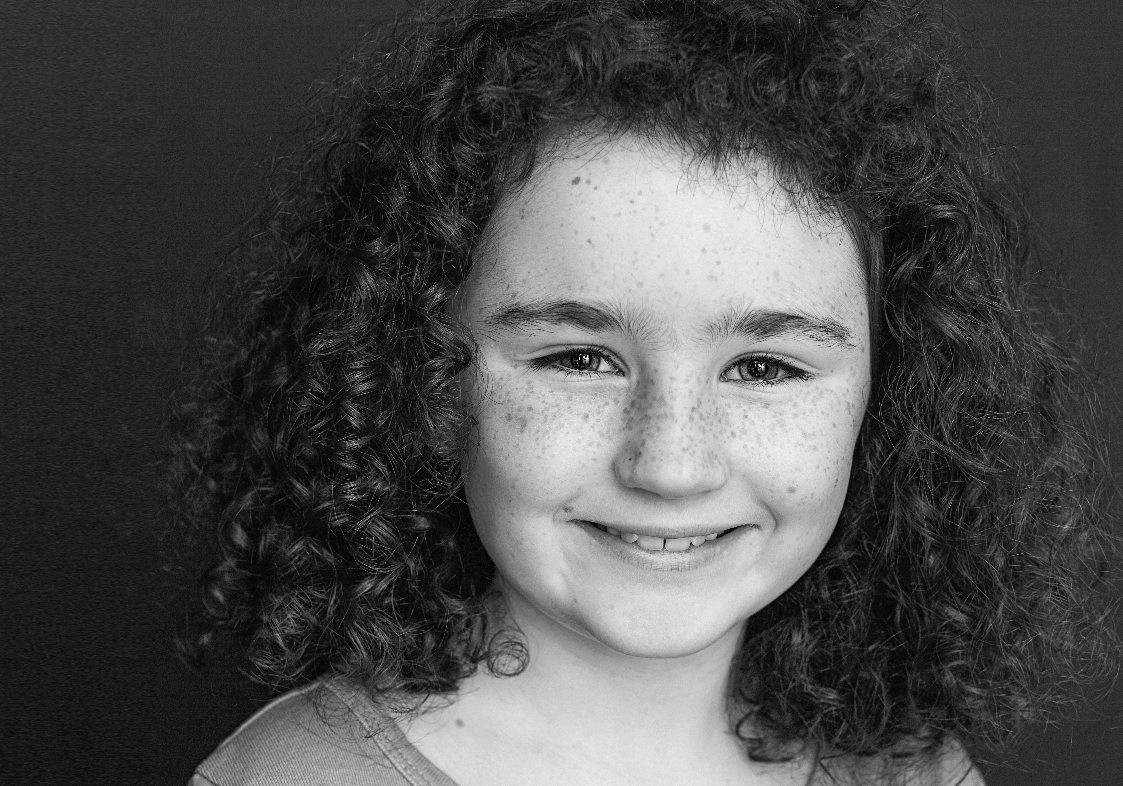 Studio portrait of a child