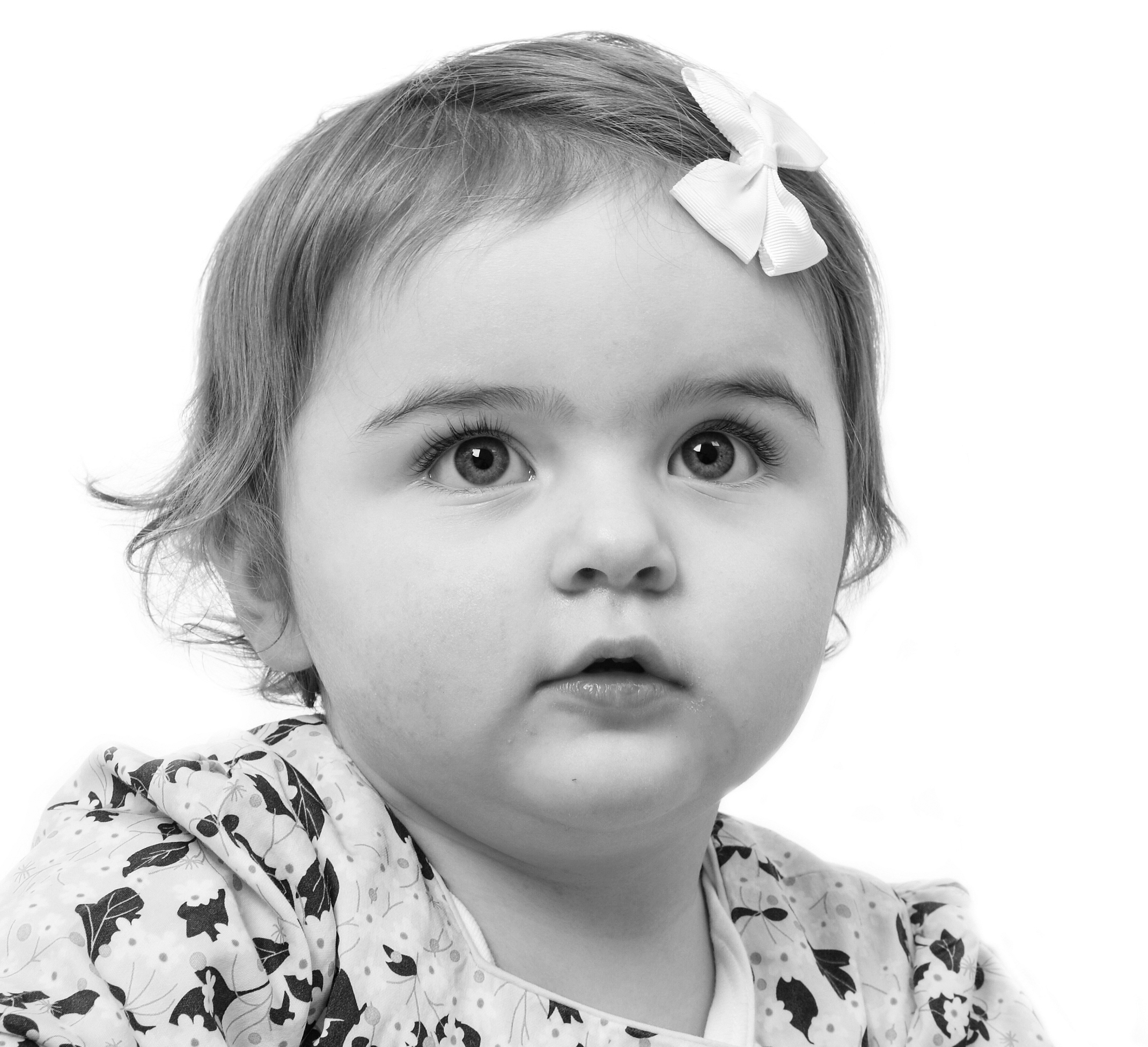 Studio portrait of a child