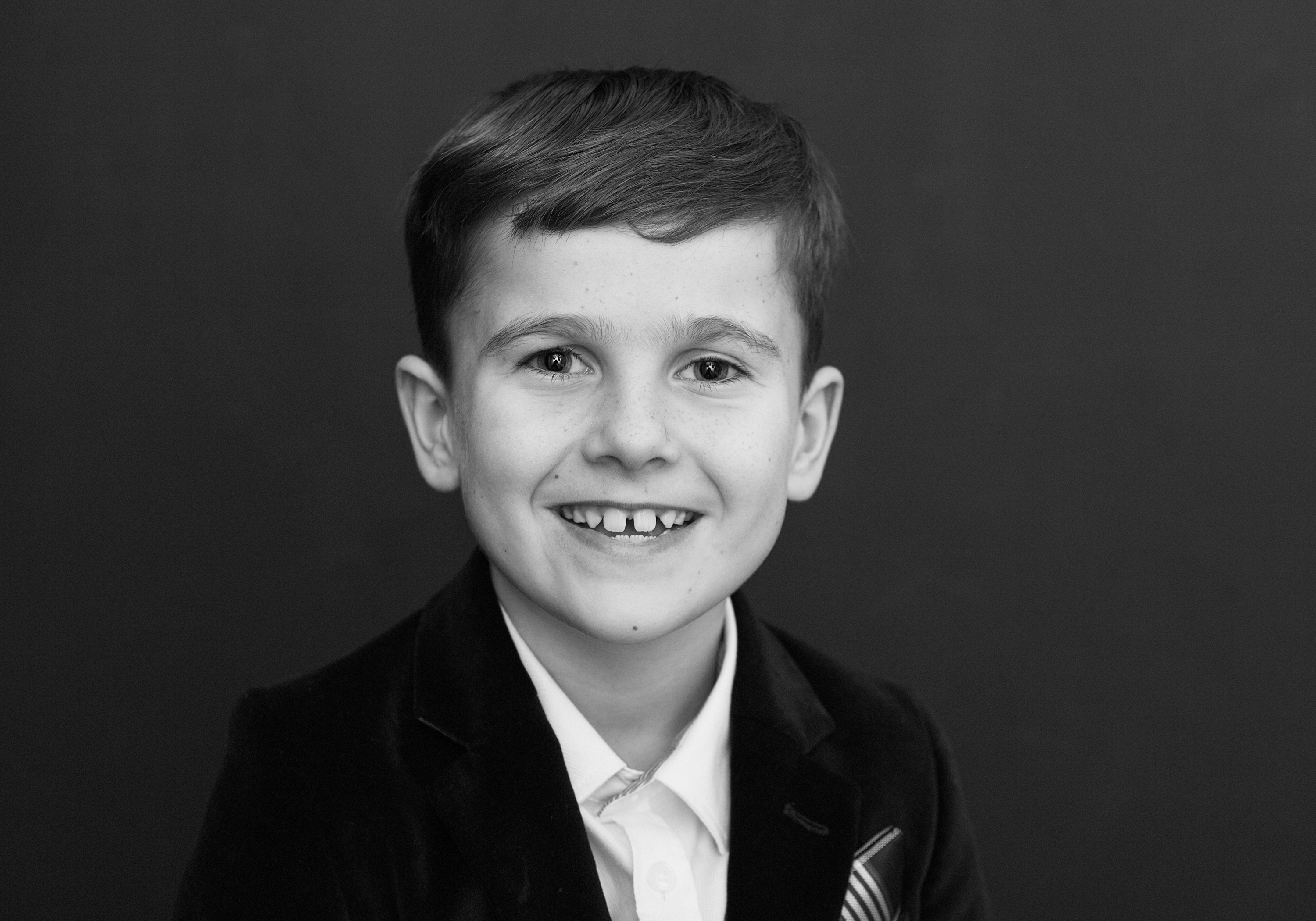 Studio portrait of a child