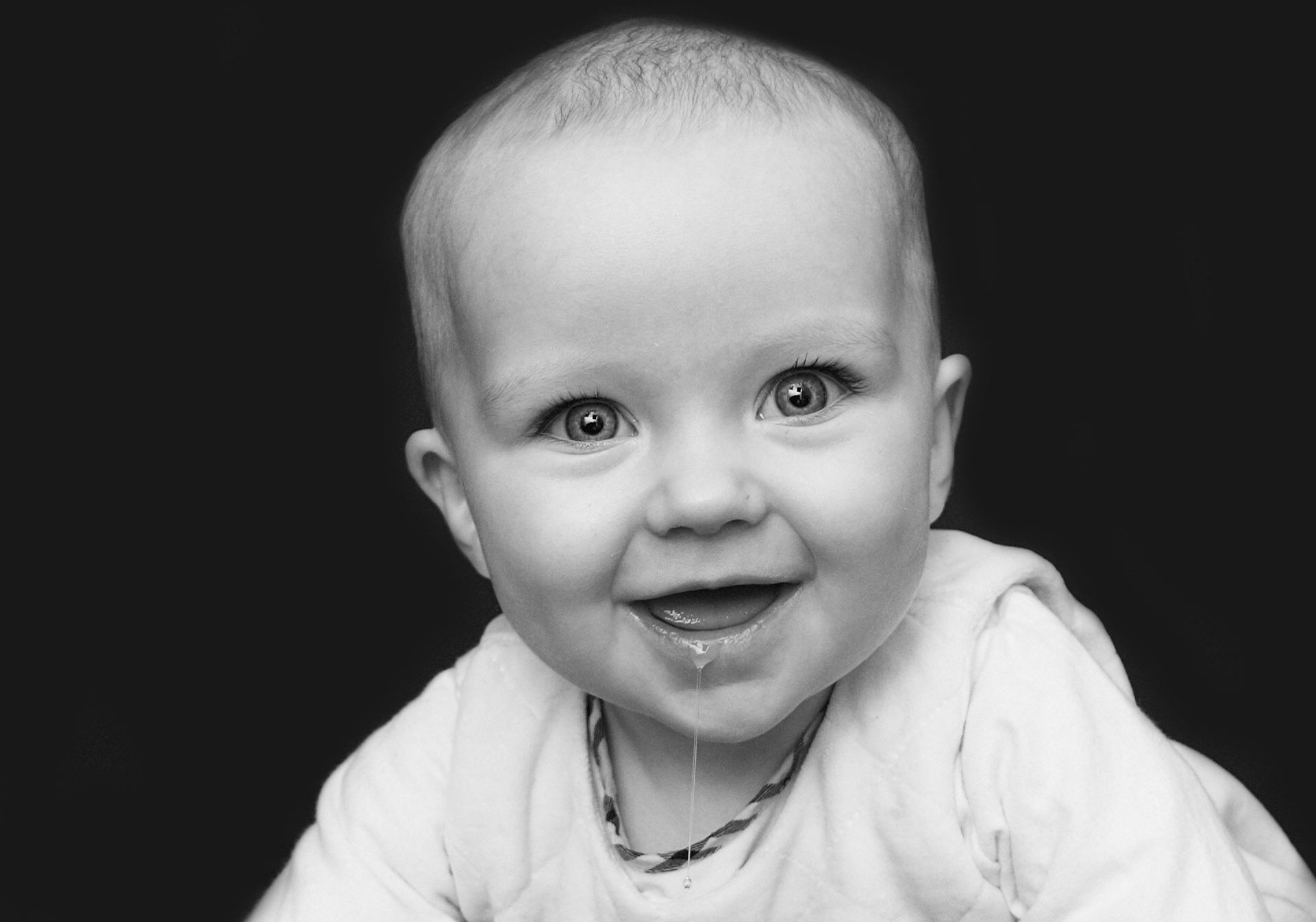 Studio portrait of a child