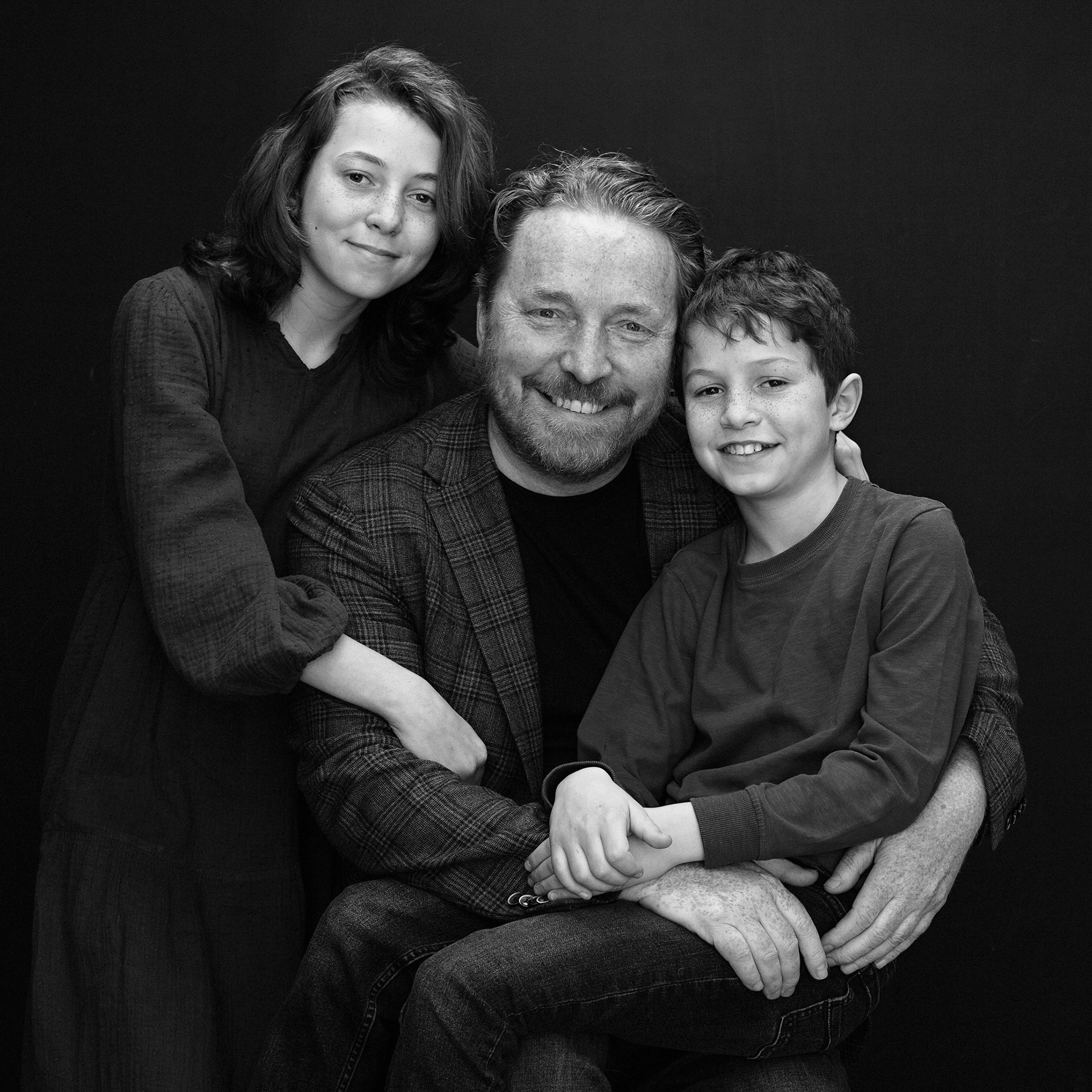 Studio family portrait by Jill O'Meara