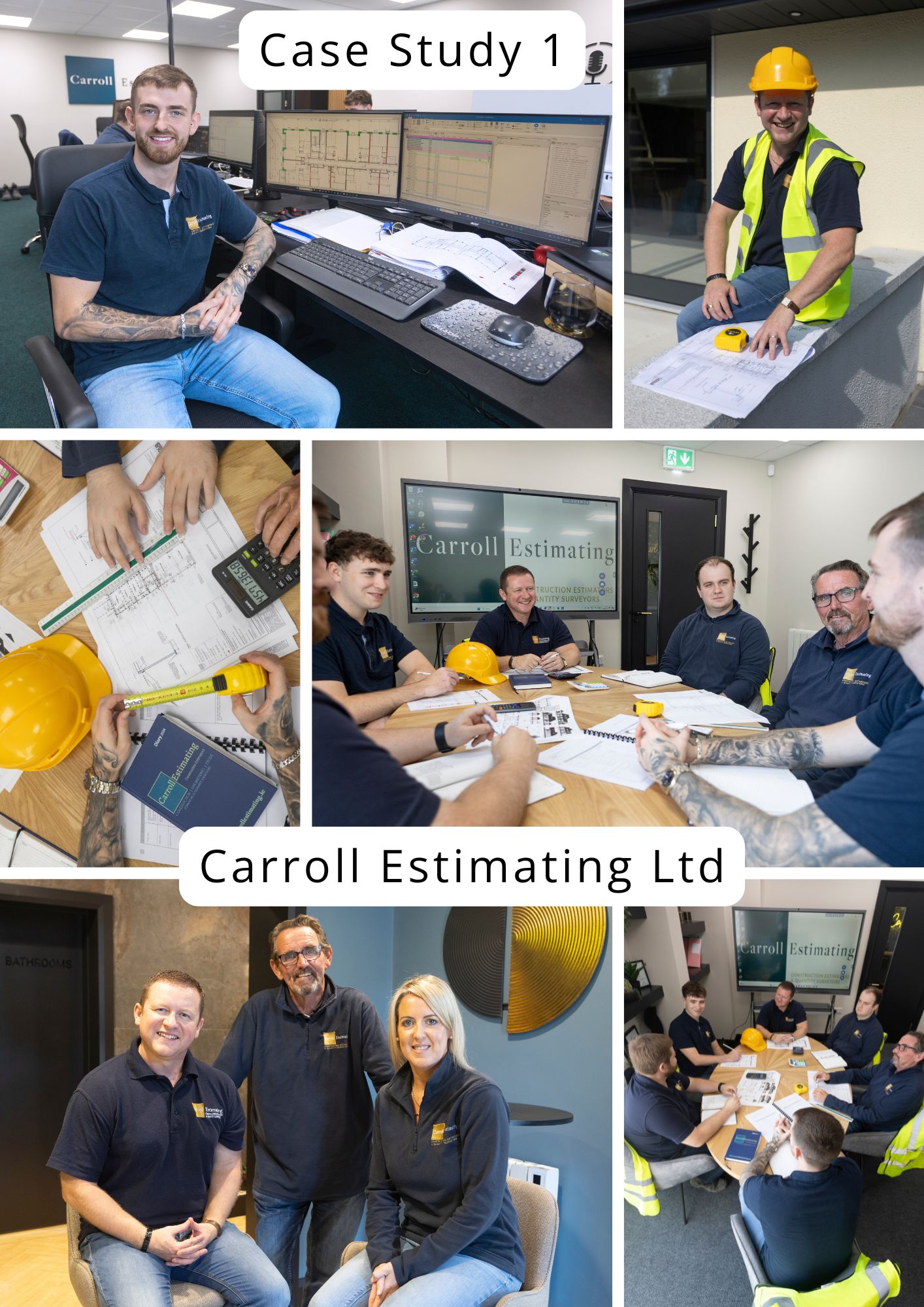 Carroll Estimating Ltd, workplace photography case study by Jill O'Meara